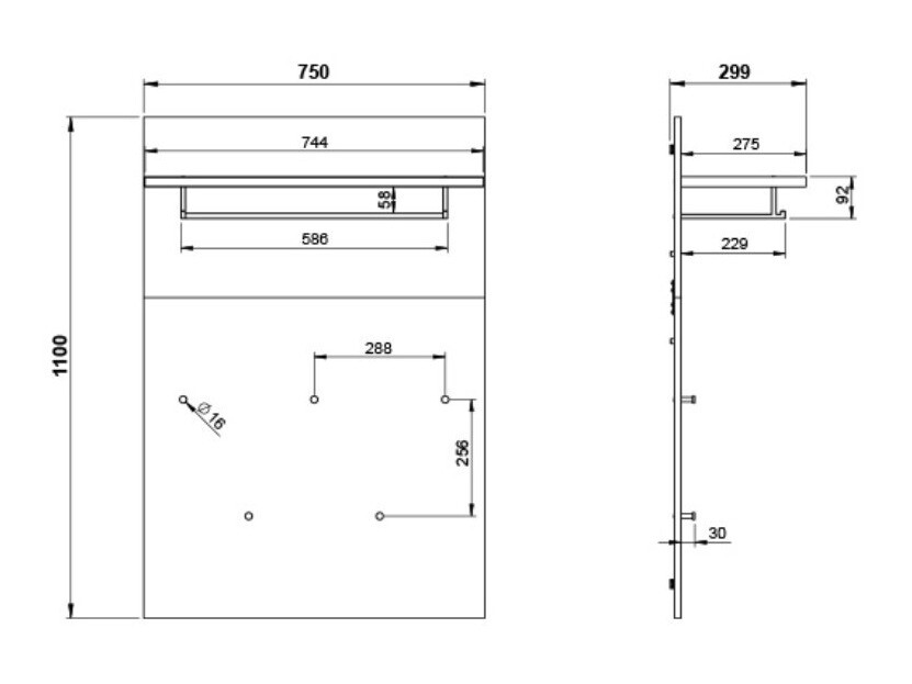 Obešalnik Ophopho 101