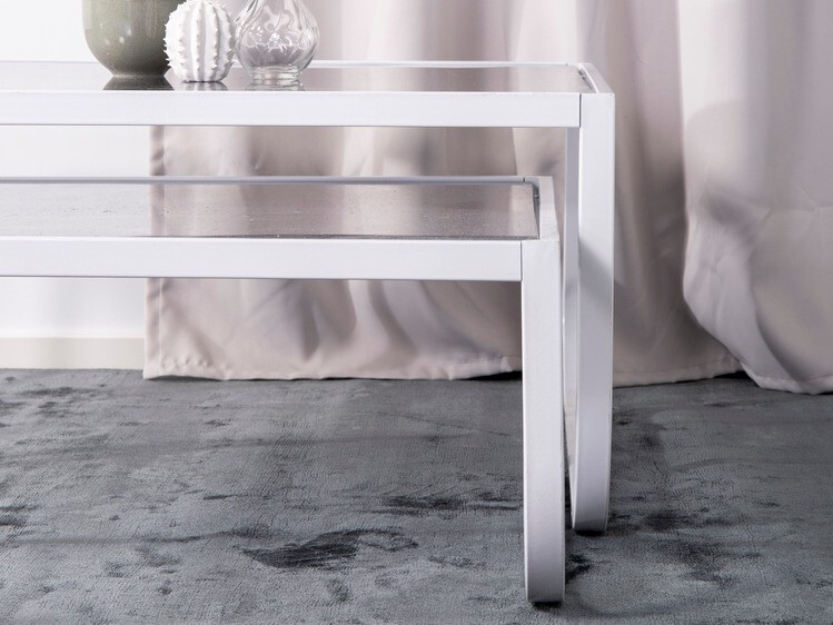 Komplet klubskih mizic Dallas 220 (Bela)