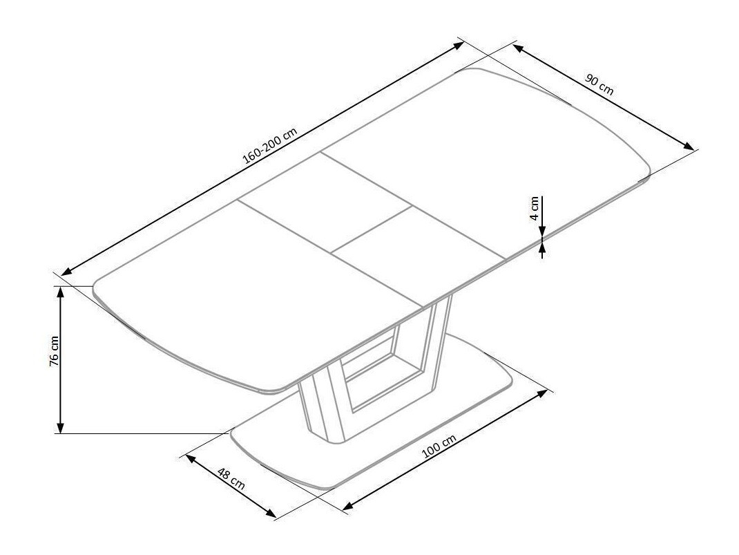 Miza Houston 722 (Antracit)