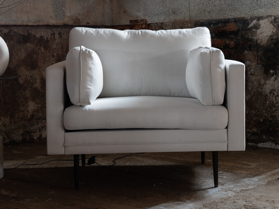 Fotelj Dallas 1704 (Bela + Črna)