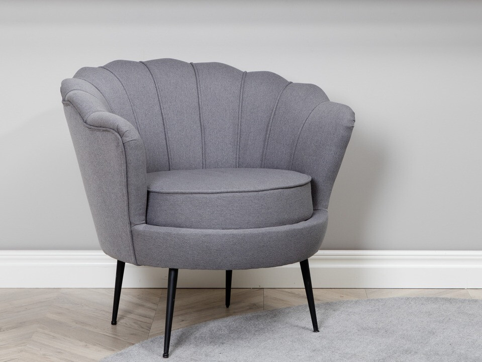 Fotelj Dallas 1705 (Siva + Črna)