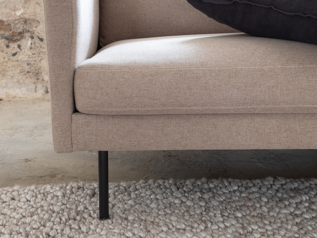 Kavč Fercame 103 (Rjava + Črna)