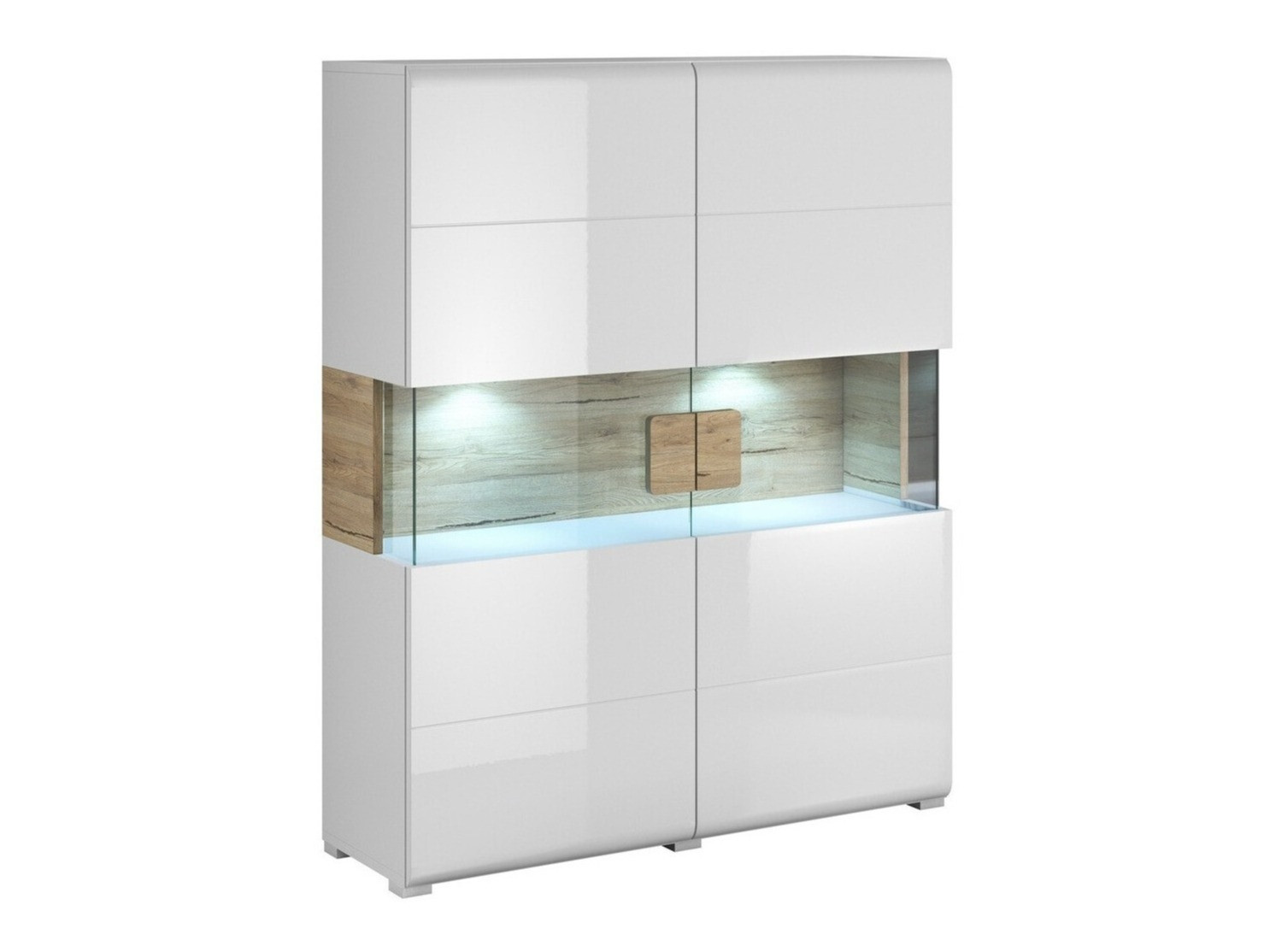 Regal Torsone 107 (Bela + Sijaj bela + Hrast San Remo)