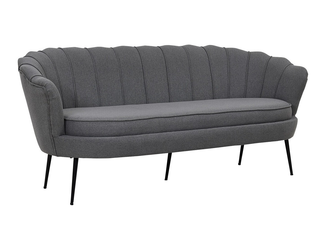 Kavč Dallas 2917 (Siva + Črna)