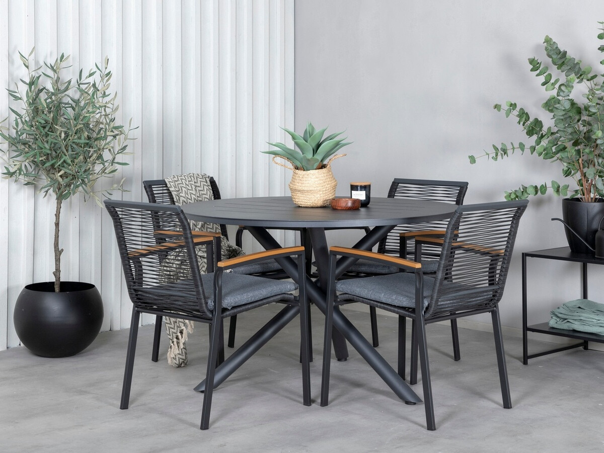 Komplet mize in stolov Dallas 1055