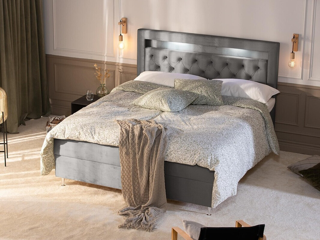 Boxspring postelja Seattle 136 (Monolith 84)