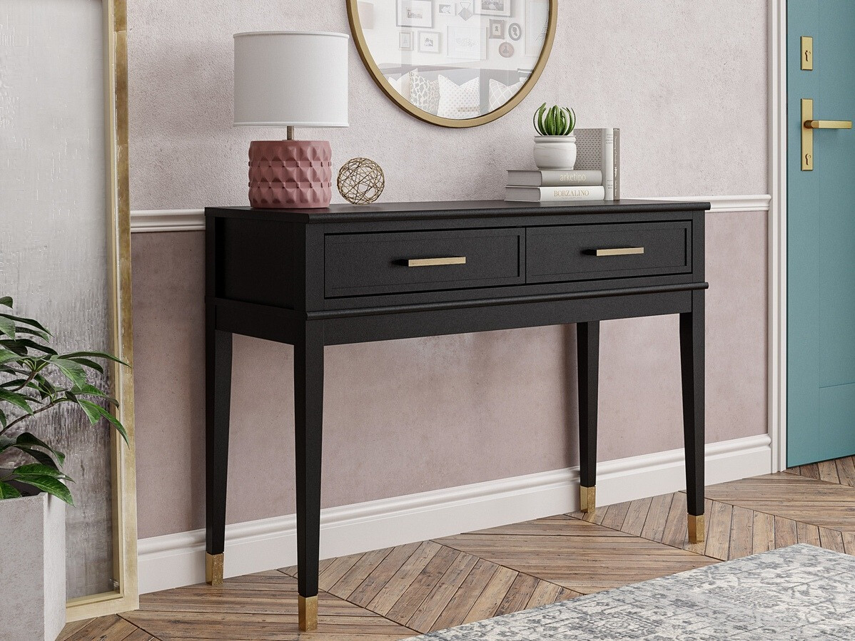 Konzolna miza CosmoLiving by Cosmopolitan Belromu 106 (Črna)