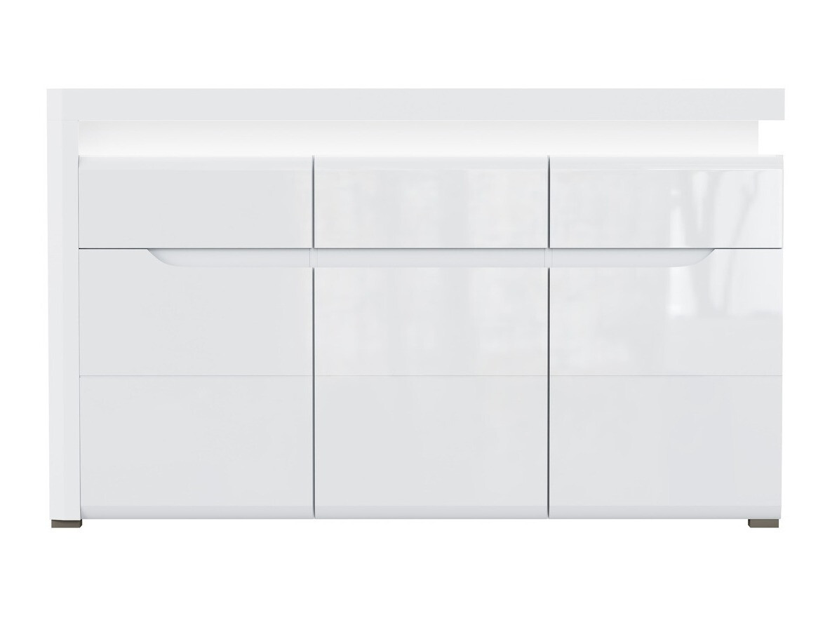 Komoda Revelmi 103 (Sijaj bela + Bela)