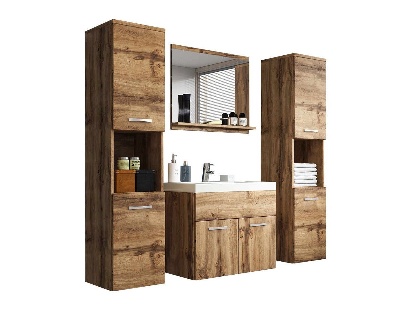 Kopalniški komplet Sarasota 123 (Wotan hrast)