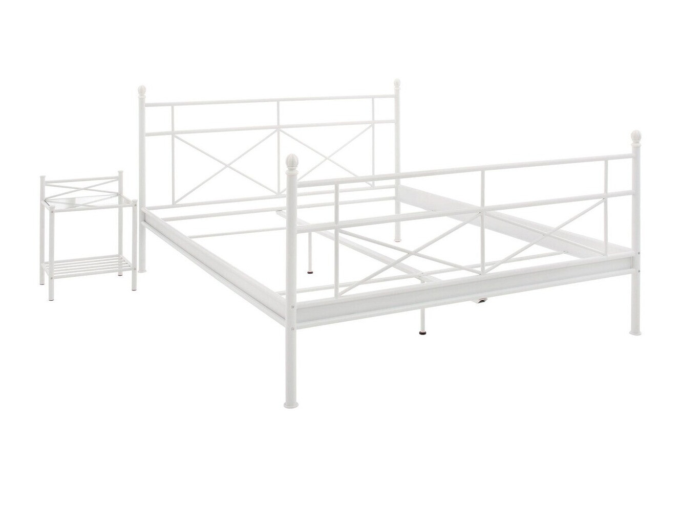 Postelja Denton 153 (Bela)