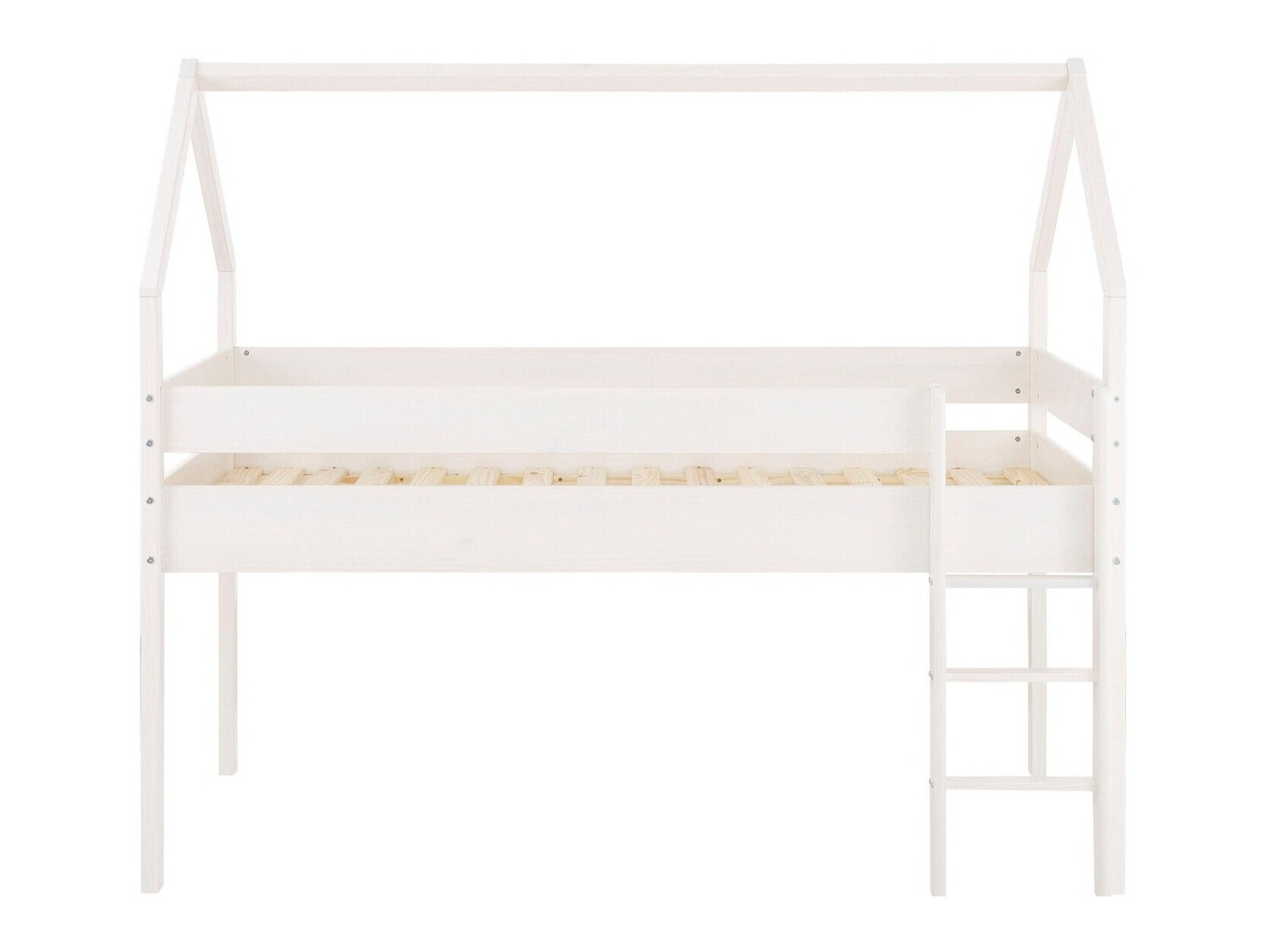 Visoka postelja Ruvfiva 106 (Bela)