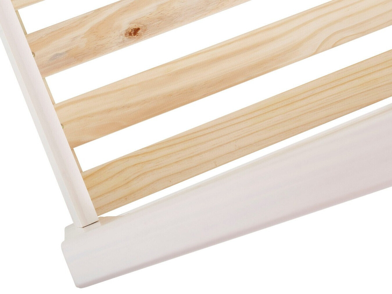 Visoka postelja Ruvfiva 106 (Bela)