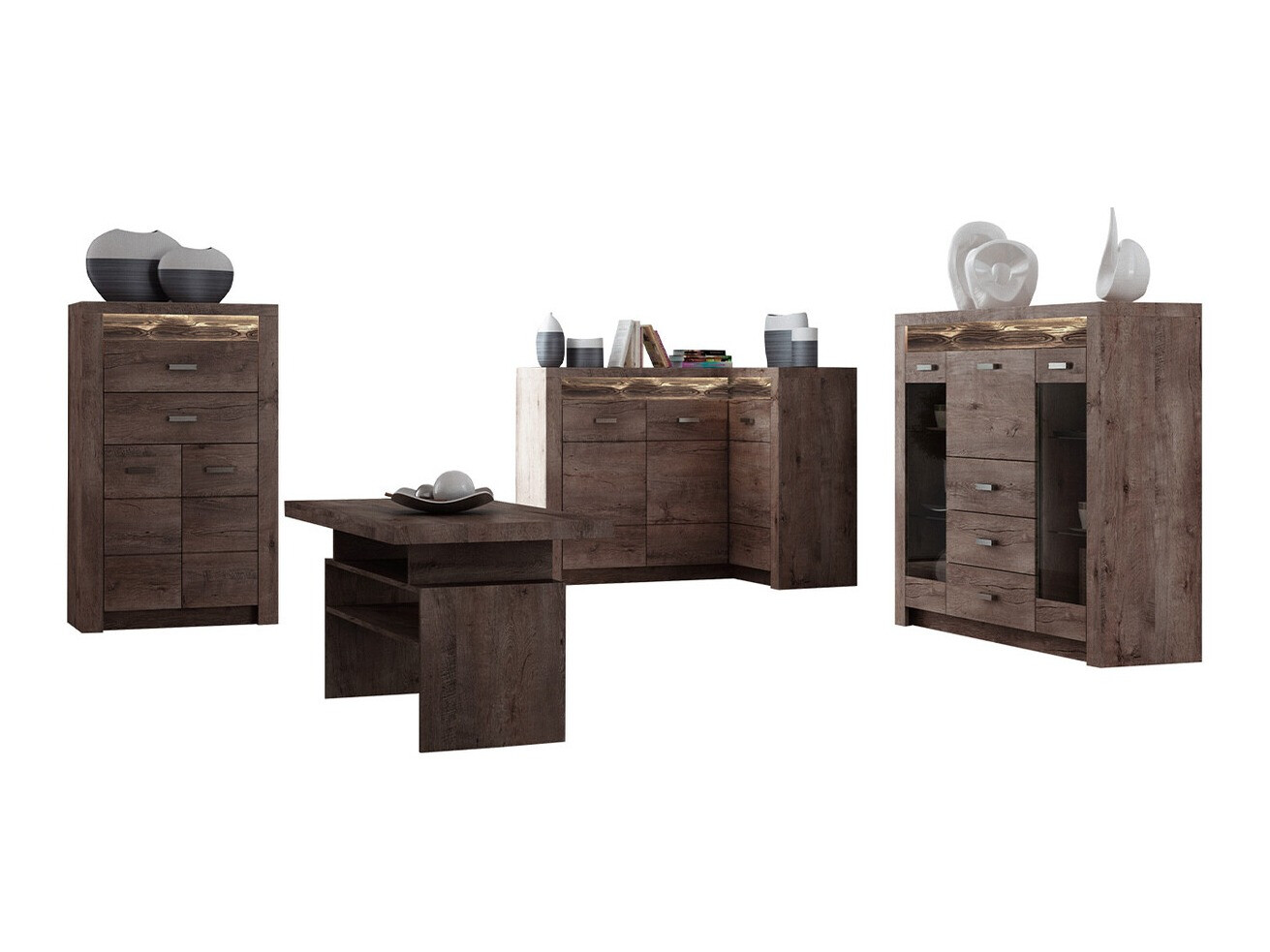 Dnevni prostor Serfeno 121 (Temni jasen)