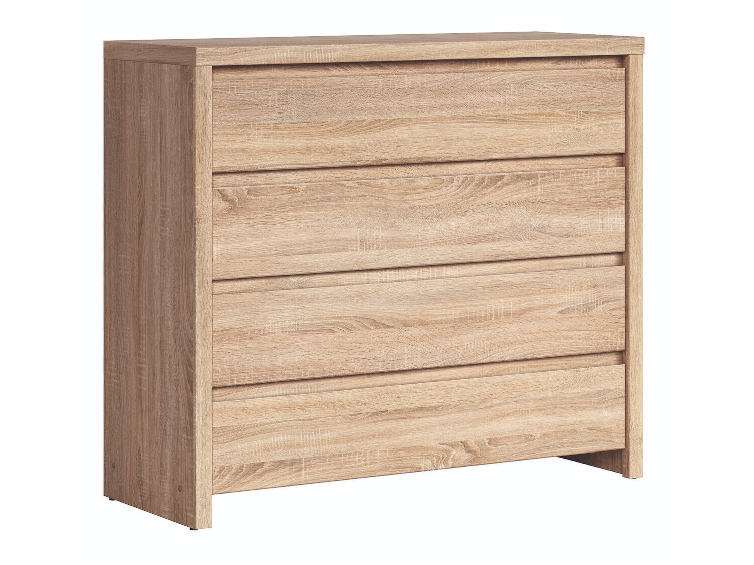 Komoda Nolroma 105 (Bela + Sonoma hrast)