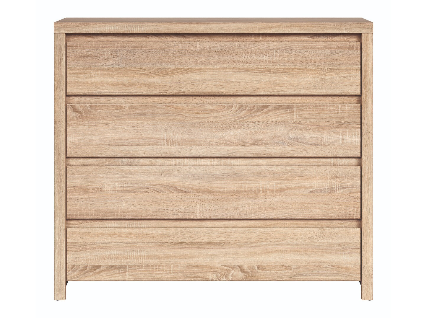 Komoda Nolroma 105 (Bela + Sonoma hrast)