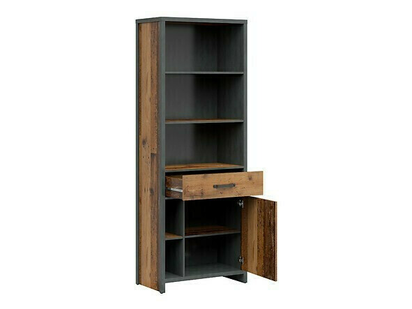 Komplet za domačo pisarno Belsera 115 (Rjava + Matera siva)