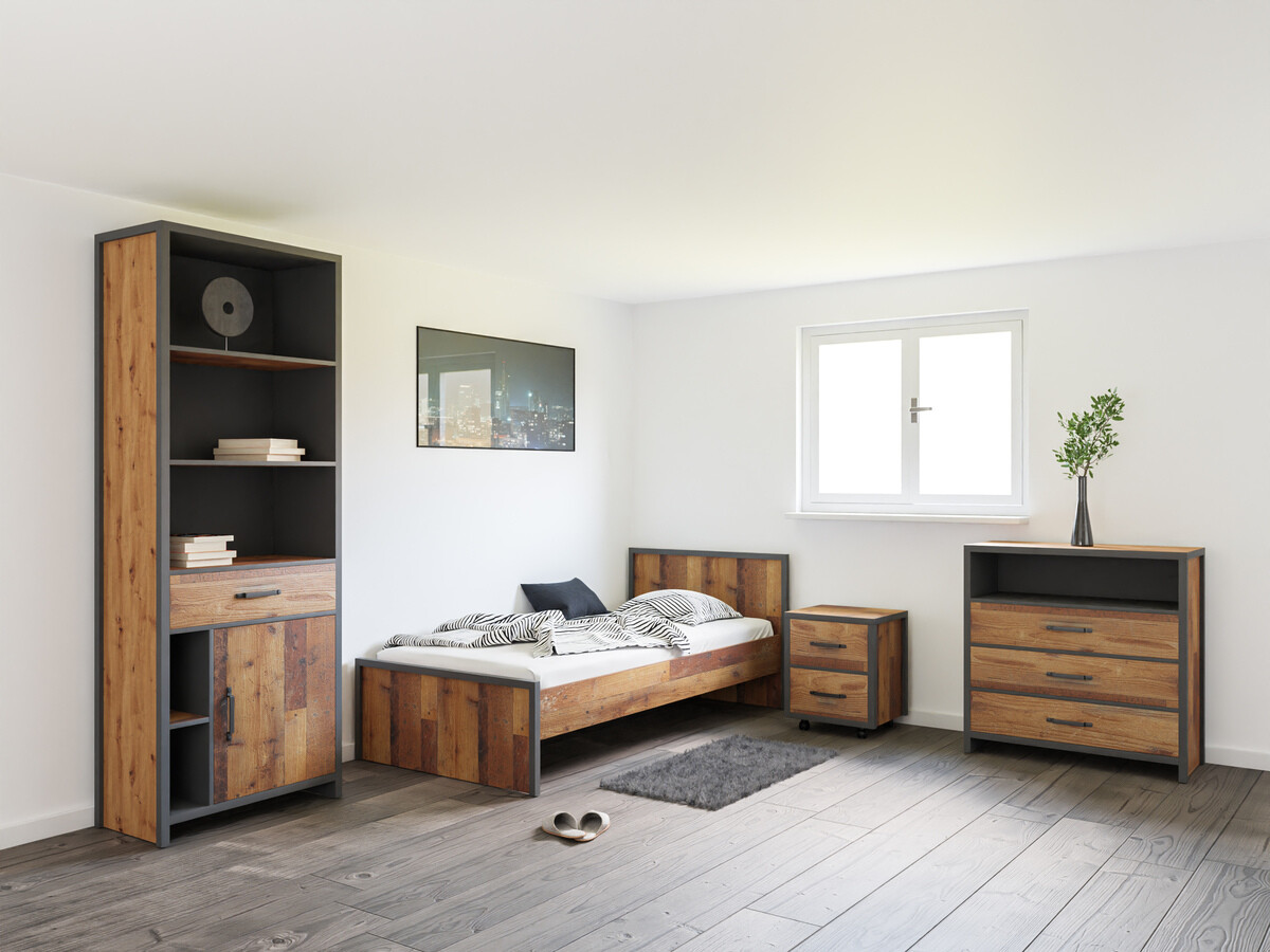 Pohištveni komplet Belsera 112 (Rjava + Matera siva)