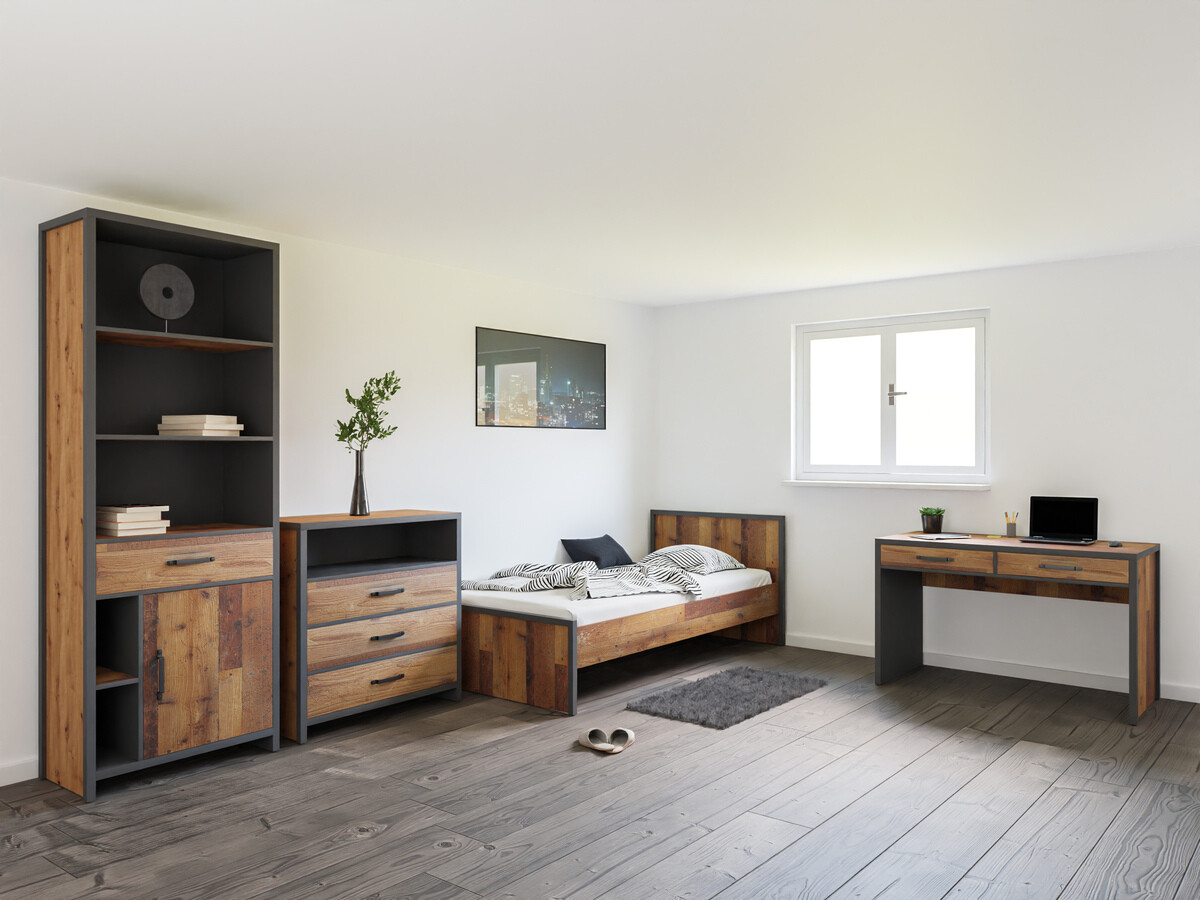 Pohištveni komplet Belsera 113 (Rjava + Matera siva)