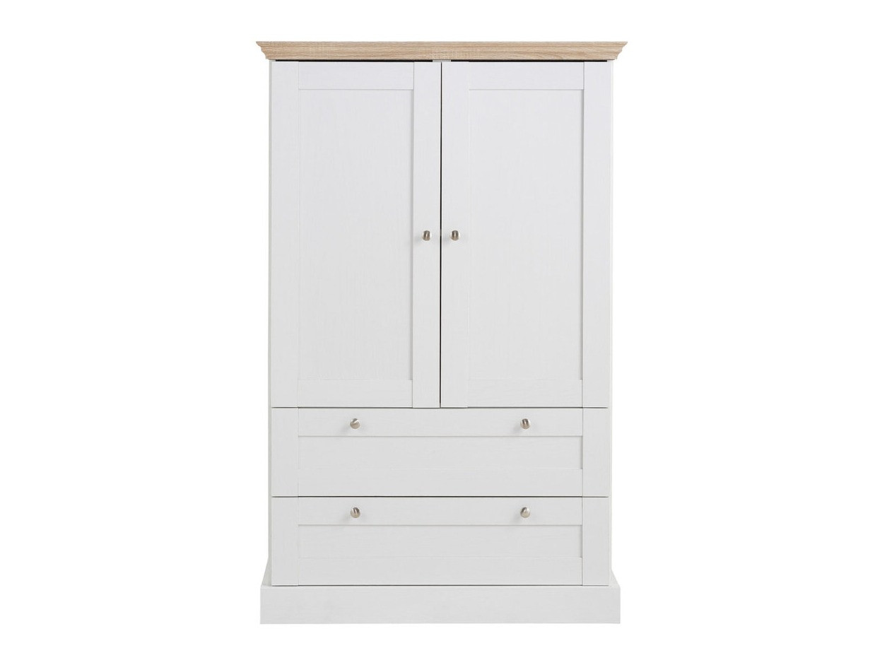 Komoda Lirveri 102 (Bela + Lahki hrast)