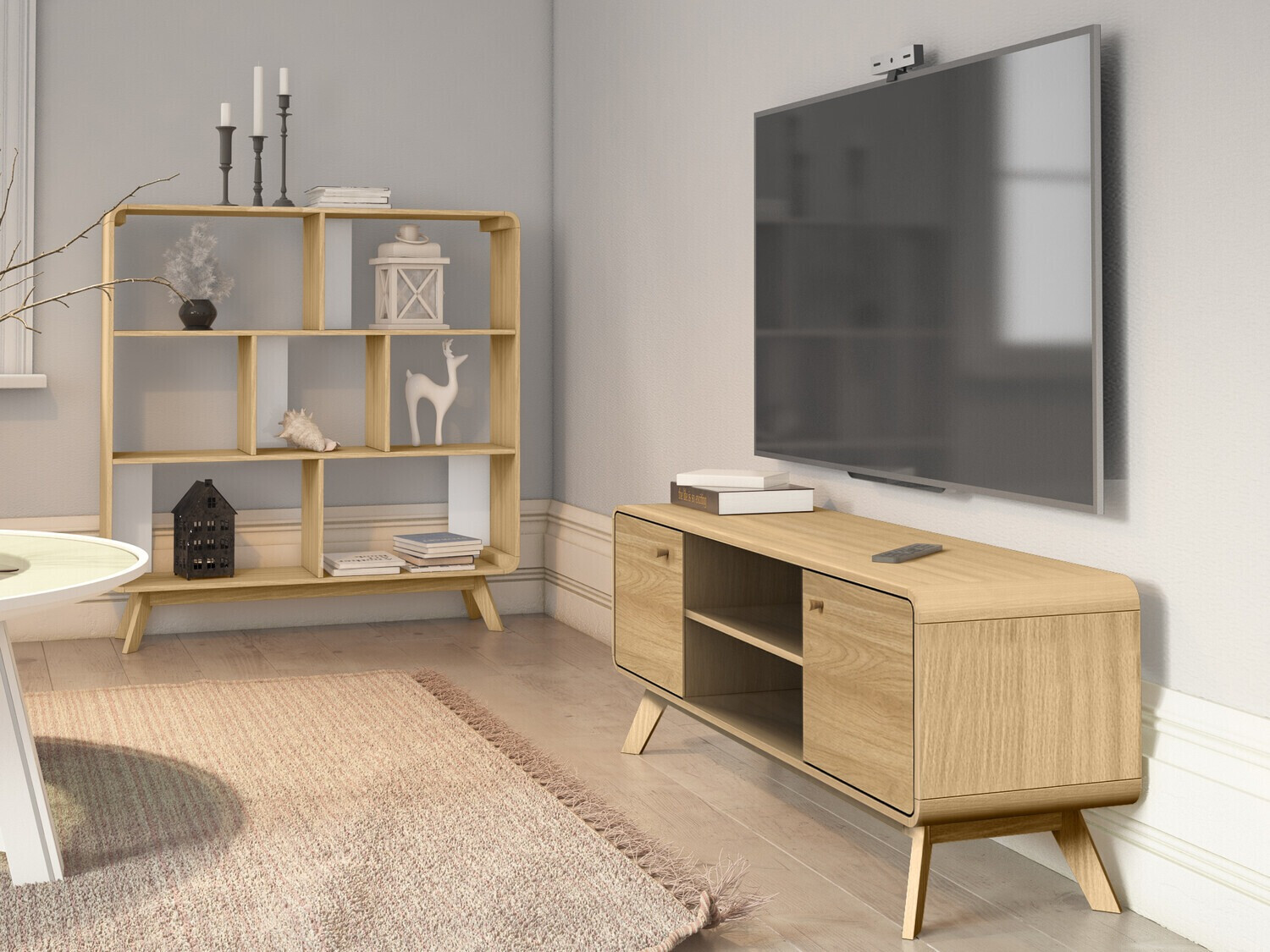 TV-omarica Elbtena 107 (Hrast)