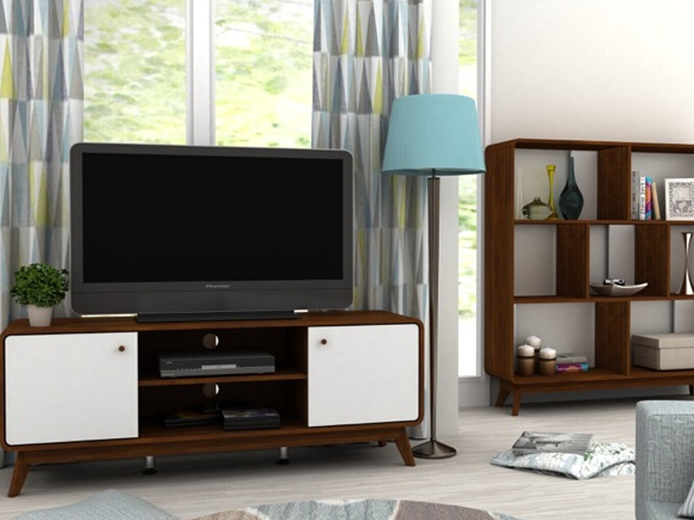 TV-omarica Elbtena 107 (Oreh + Bela)