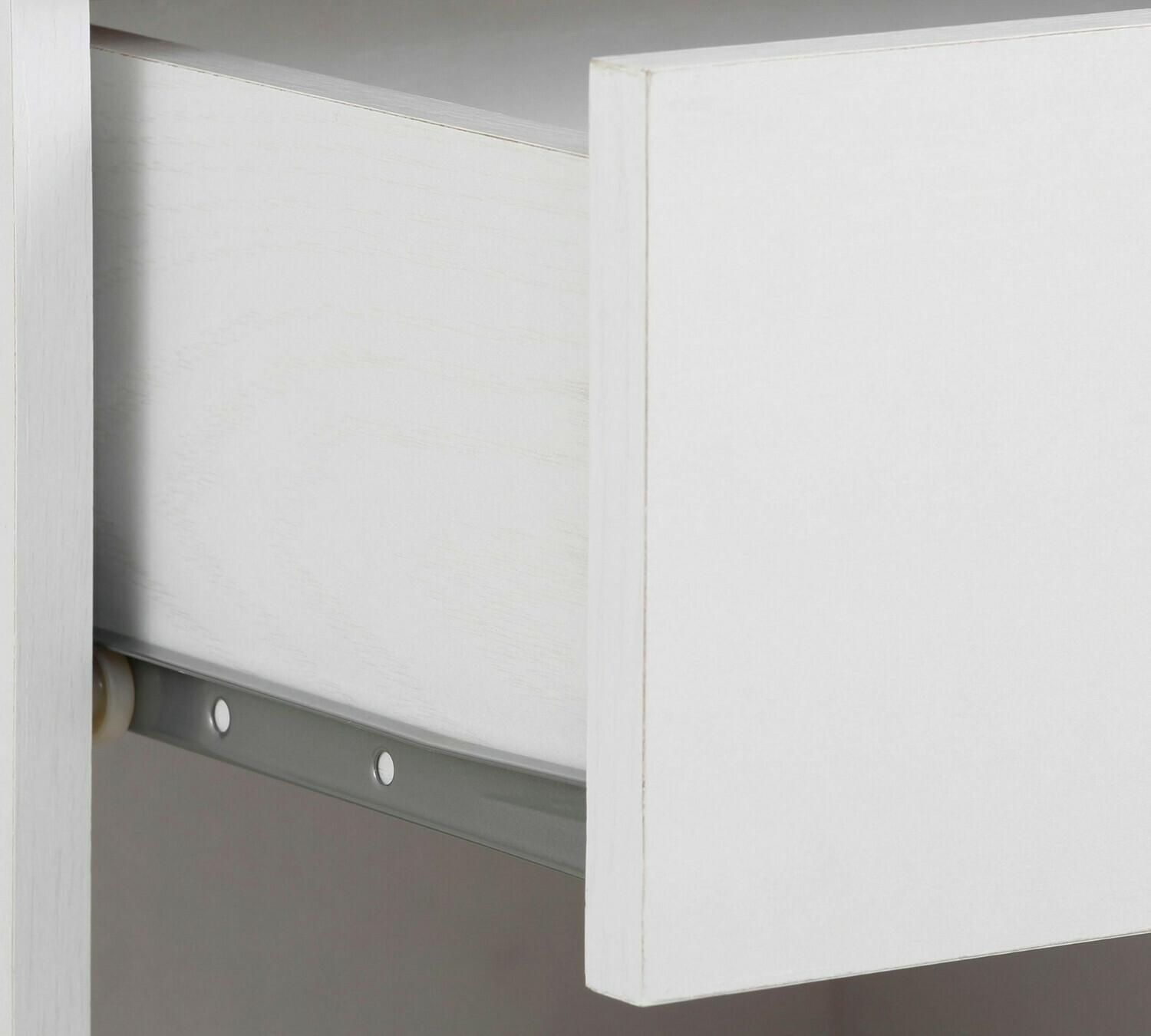 Nočna omarica Lirveri 111 (Bela + Lahki hrast)