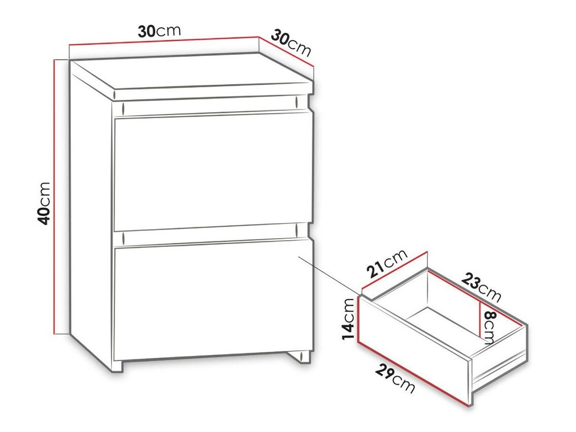 Nočna omarica Memora