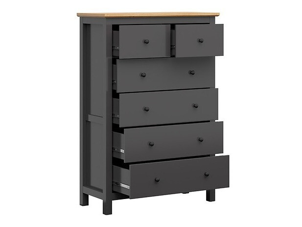 Komoda Sordoro 105 (Grafit + Artisan hrast)