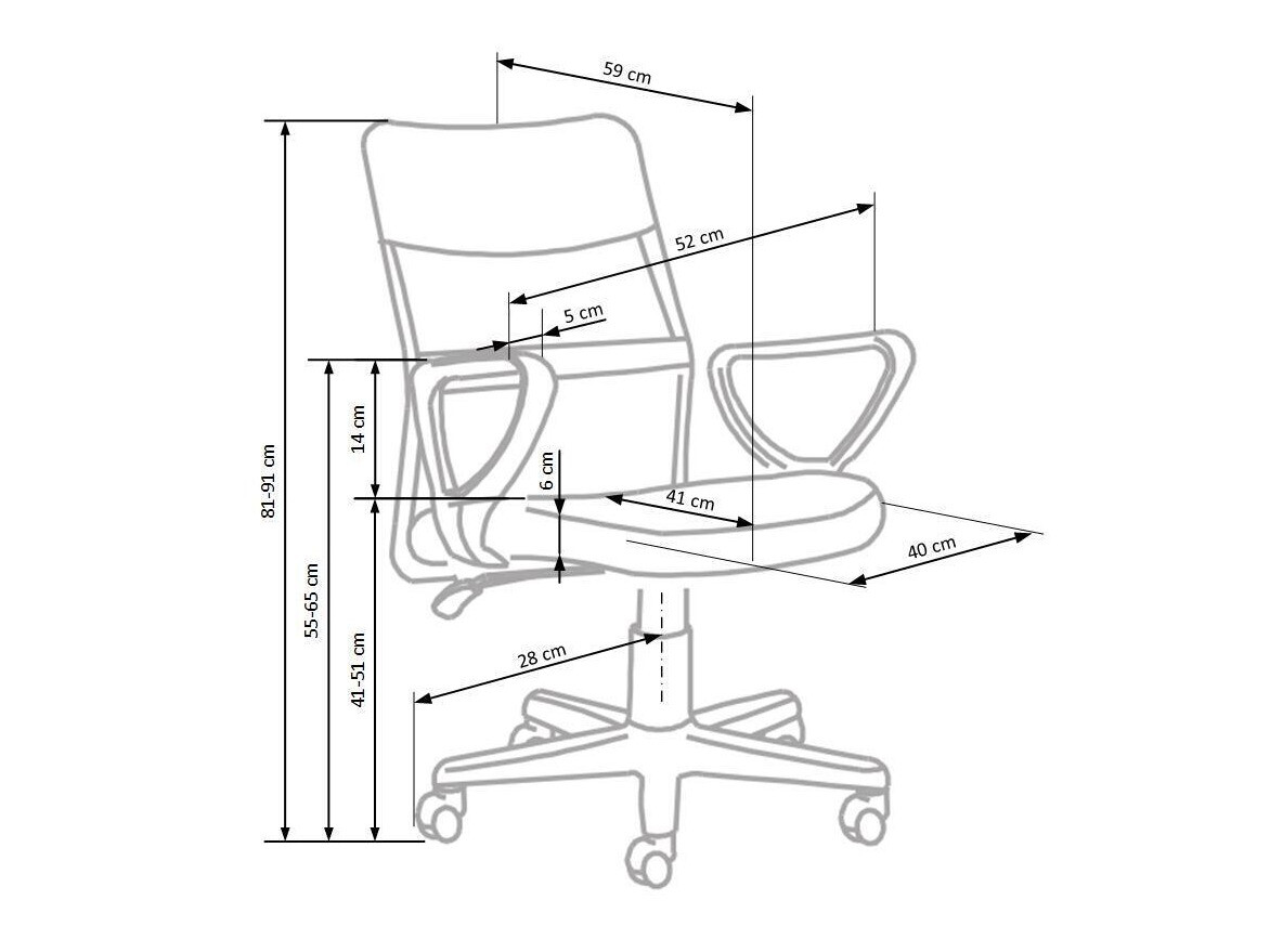 Otroški stol Houston 397 (Roza)