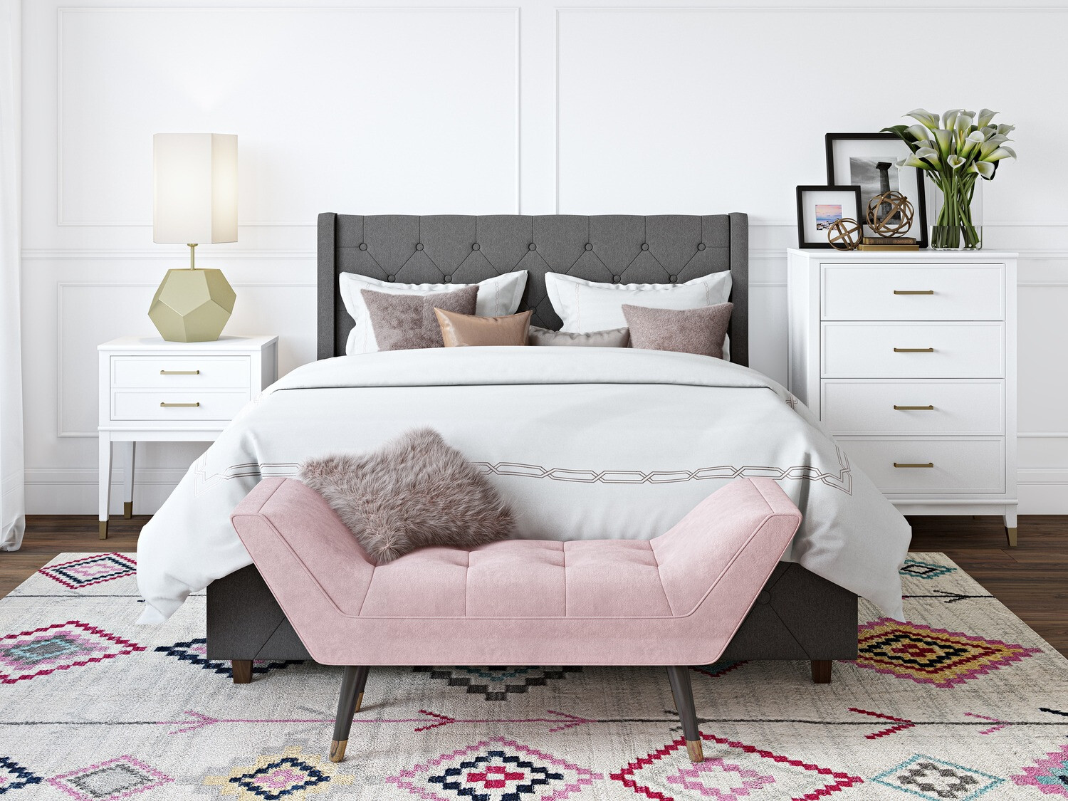 Komoda CosmoLiving by Cosmopolitan Belromu 101 (Bela)