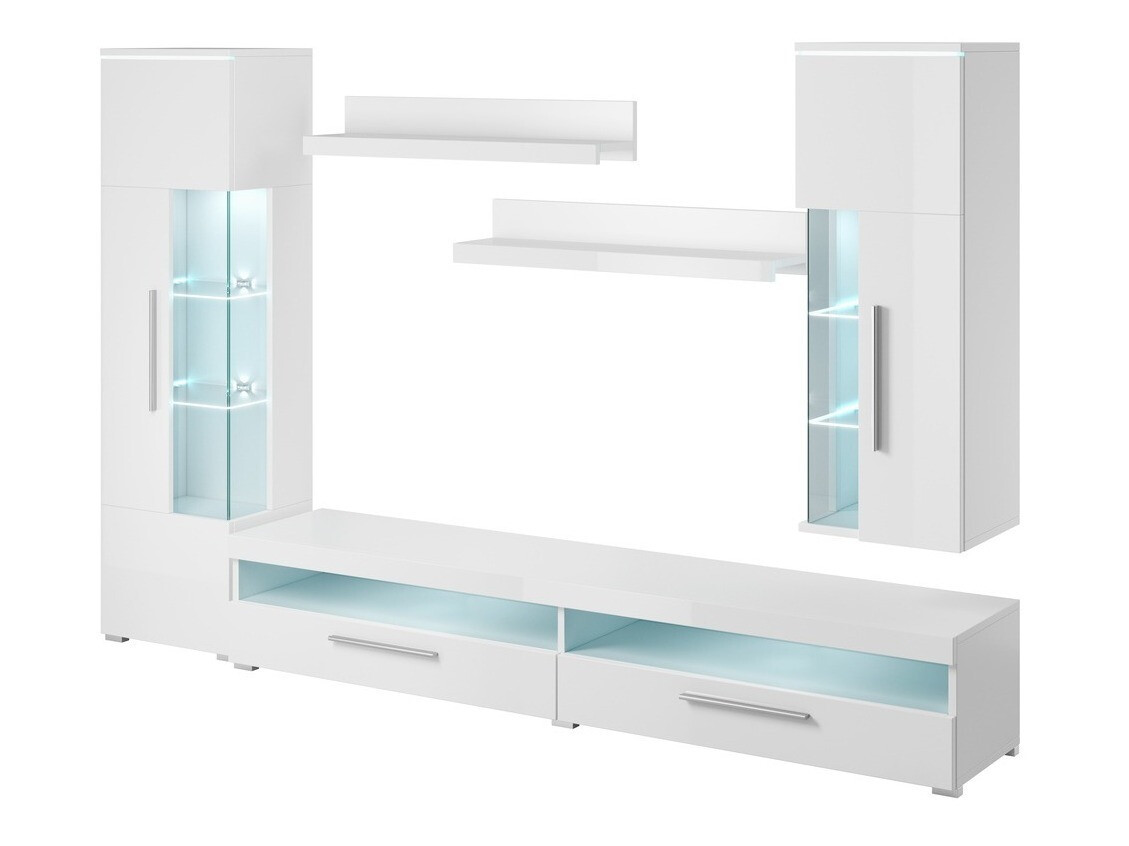 Dnevni prostor Torvire 108 (Bela + Sijaj bela)