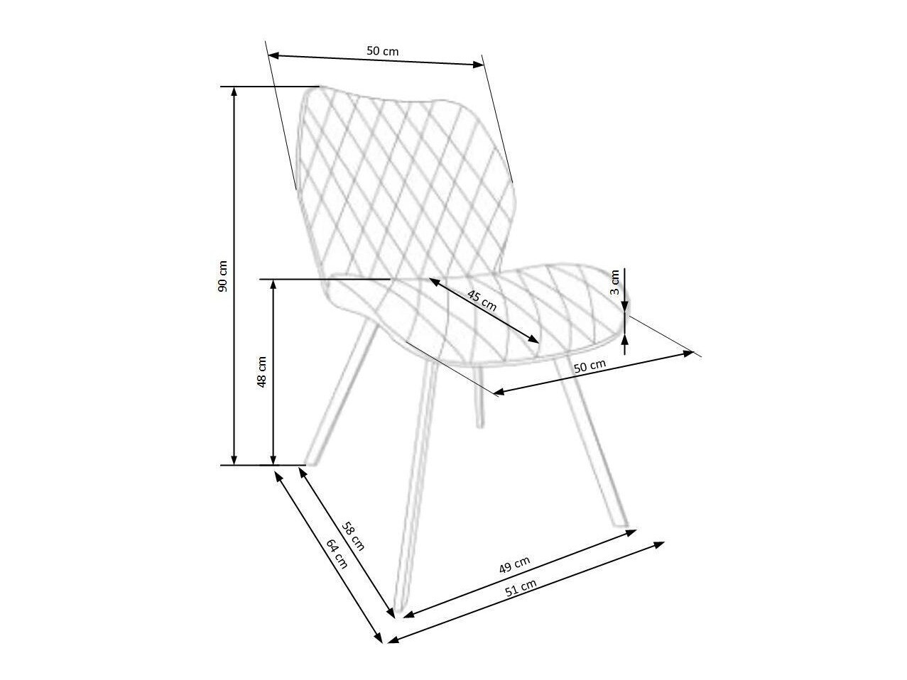 Stol Houston 626 (Rumena)