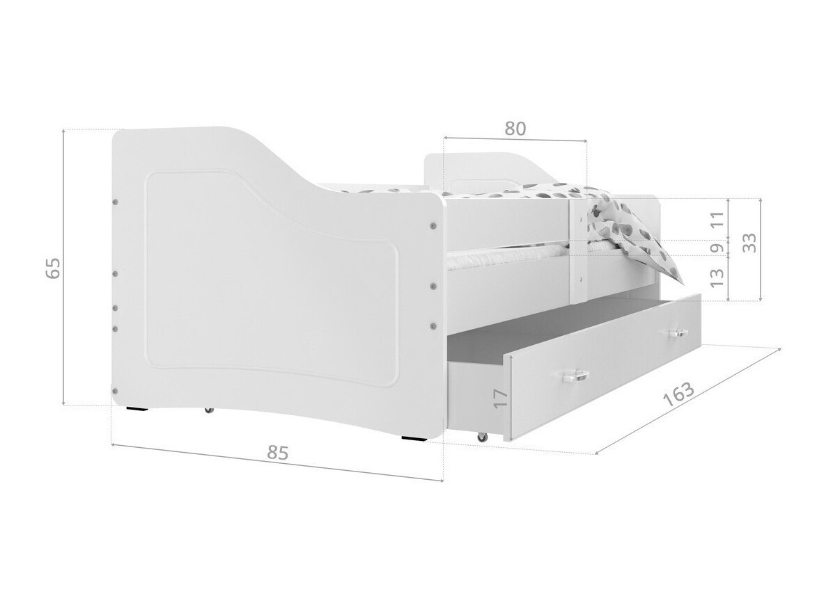 Postelja Aurora 136 (Sonoma hrast)