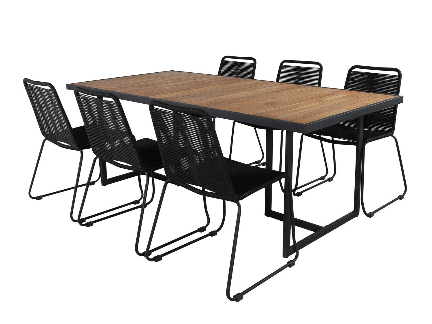 Komplet mize in stolov Dallas 2911