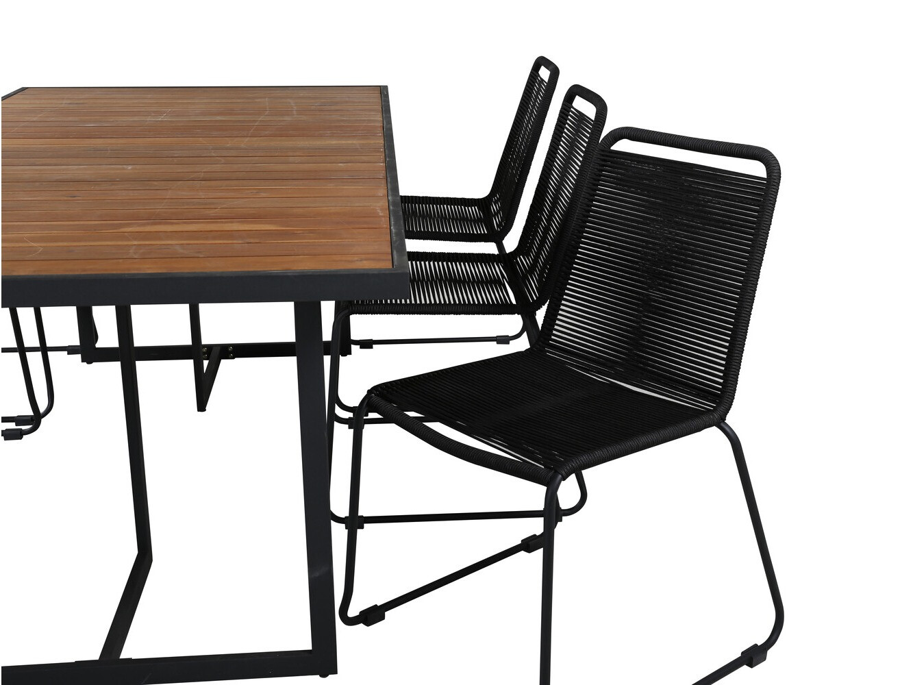 Komplet mize in stolov Dallas 2911