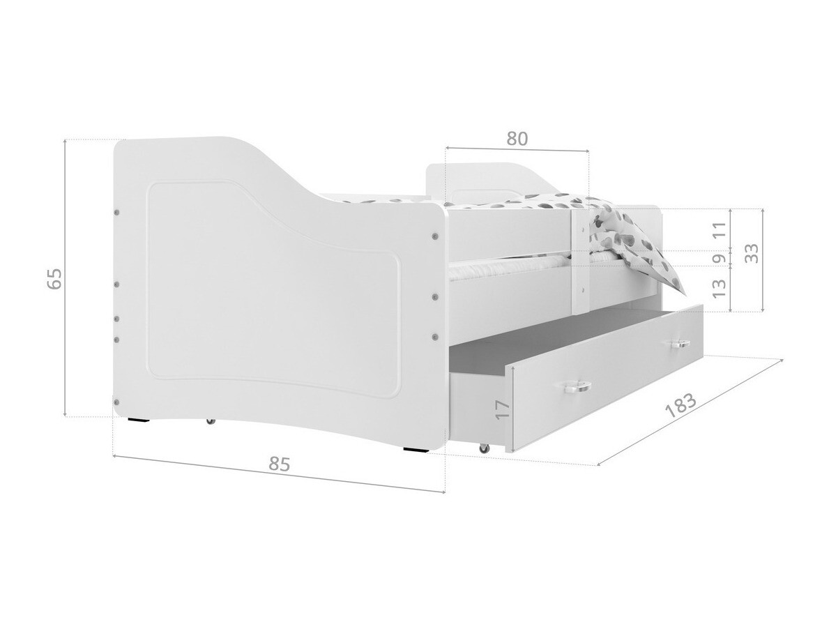 Postelja Aurora 137 (Modra)