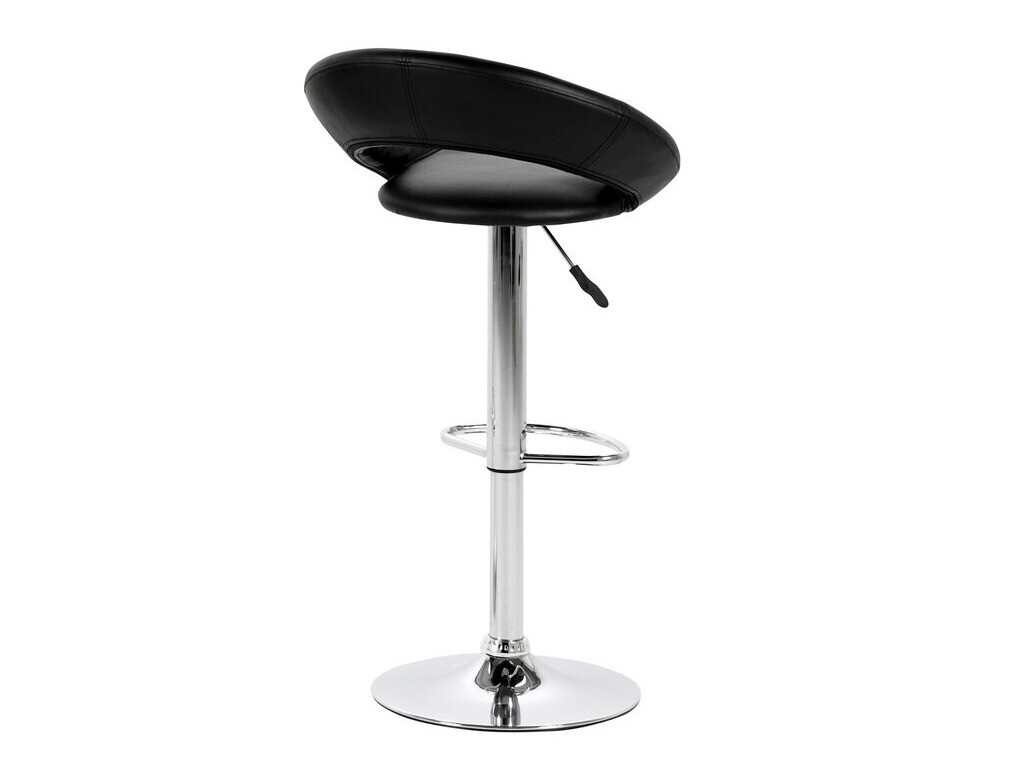 Srednje visok barski stol Norsica 110 (Črna)