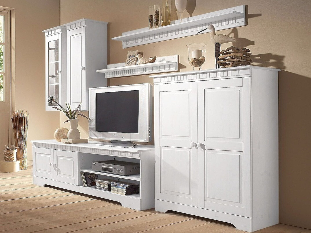 Stenska polica Elbelba 104 (Bela)