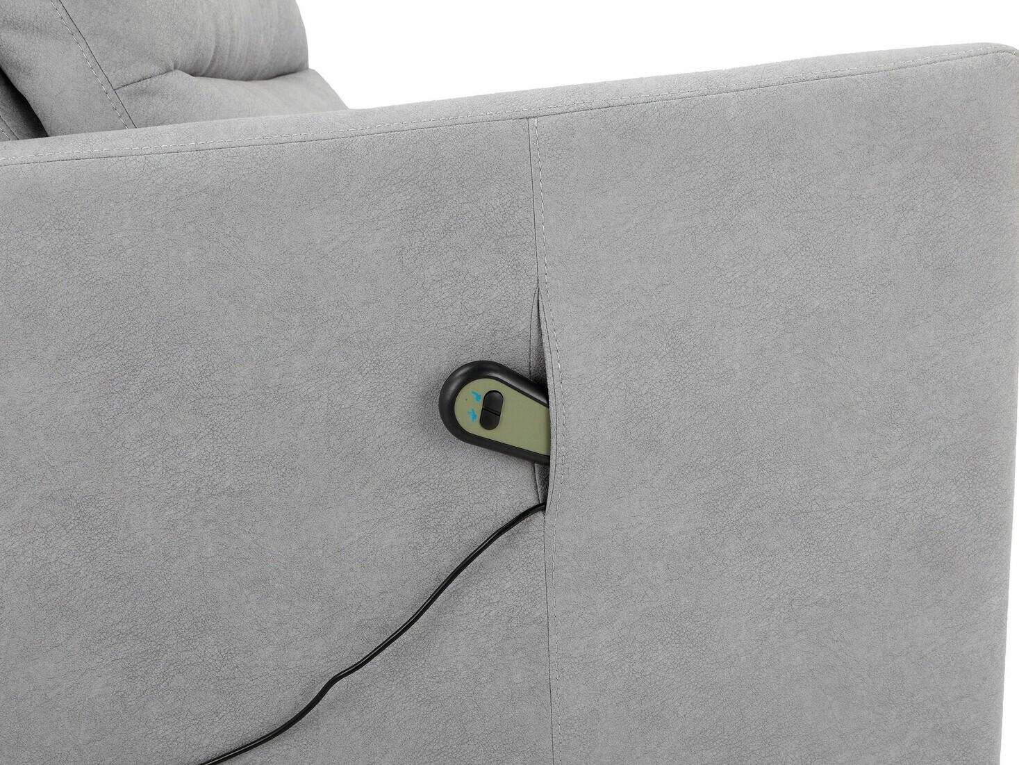 Fotelj s počivalnikom Denton 415 (Svetlo siva)