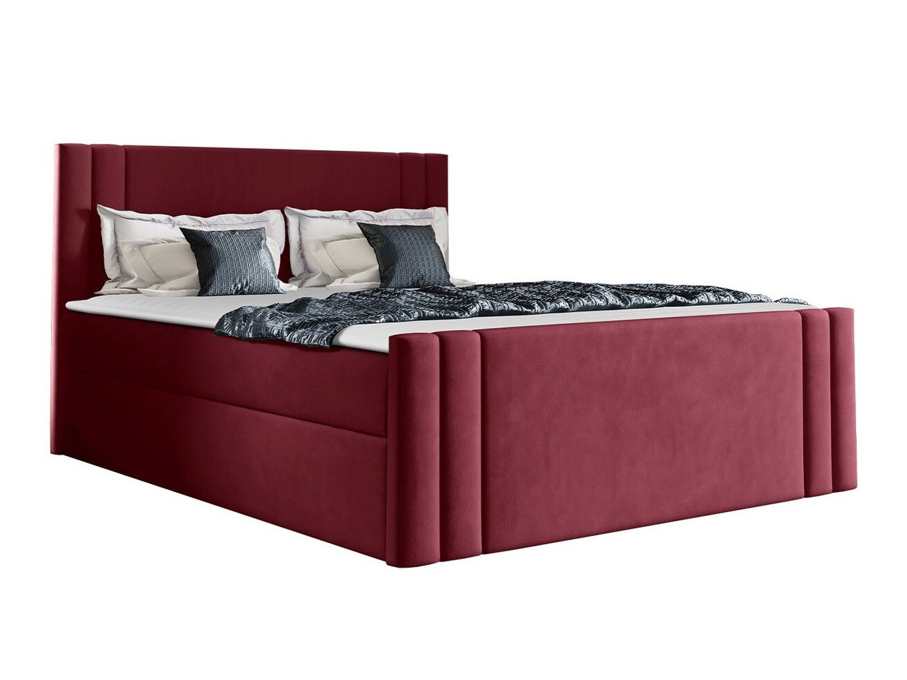 Boxspring postelja Baltimore 156 (Amor Velvet 4307)