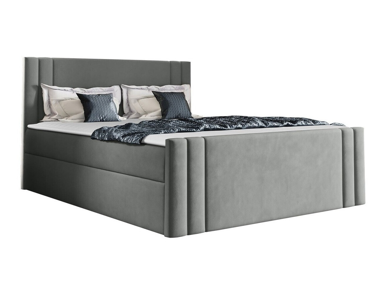 Boxspring postelja Baltimore 156 (Amor Velvet 4319)