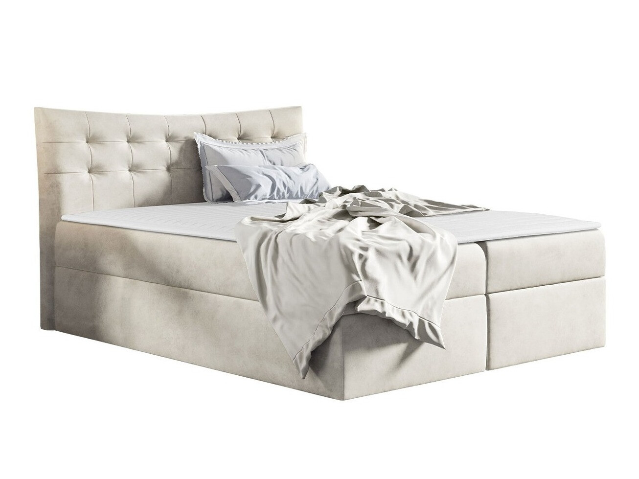 Boxspring postelja Insula (Fuego 170)