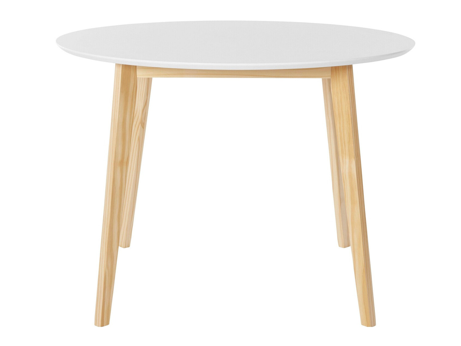 Miza Denton 585 (Bela + Svetlo rjava)