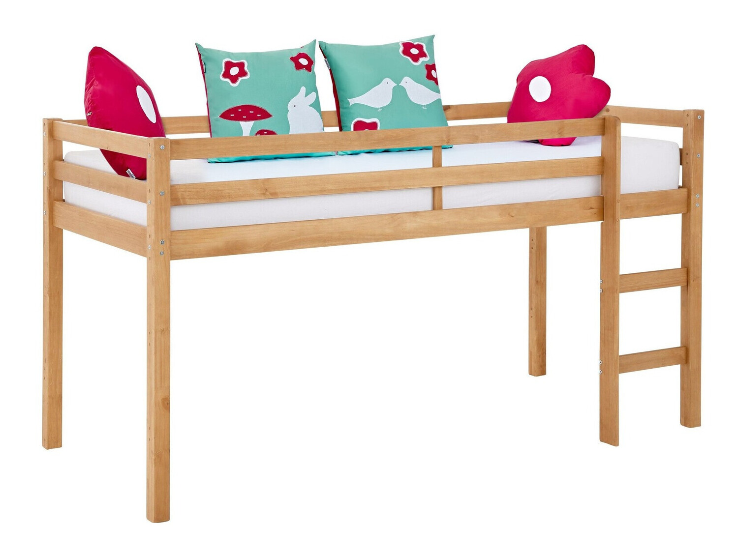 Visoka postelja Ruvfiva 101 (Bor)