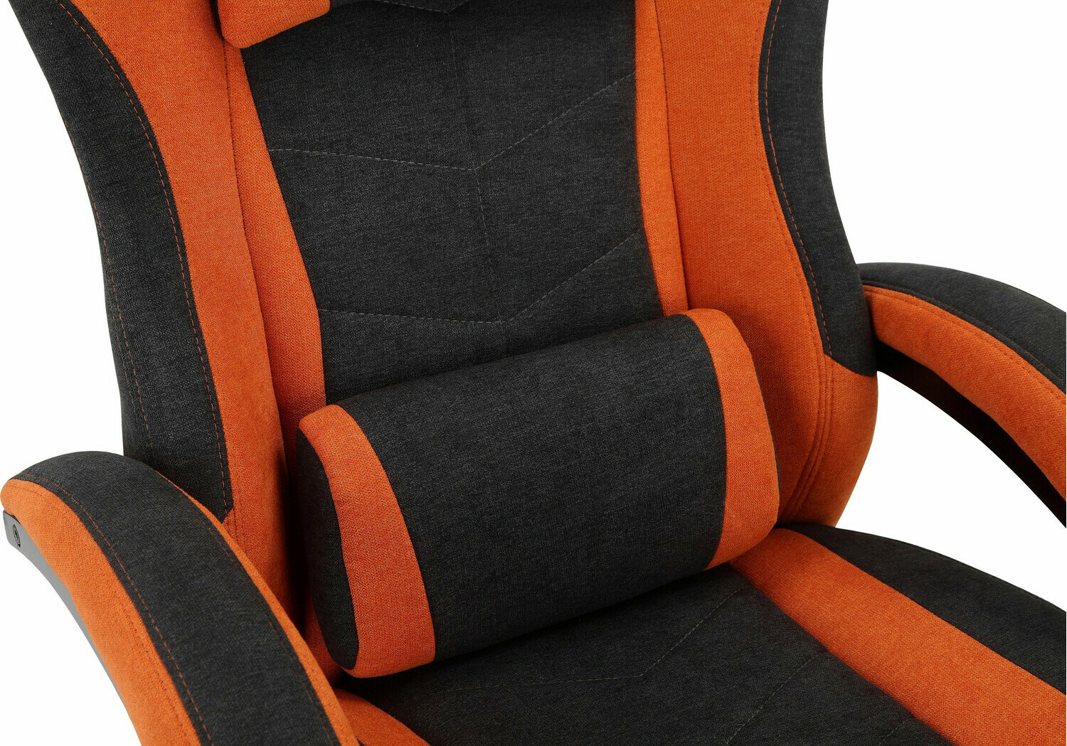 Gaming stol Denton 586 (Črna + Oranžna)