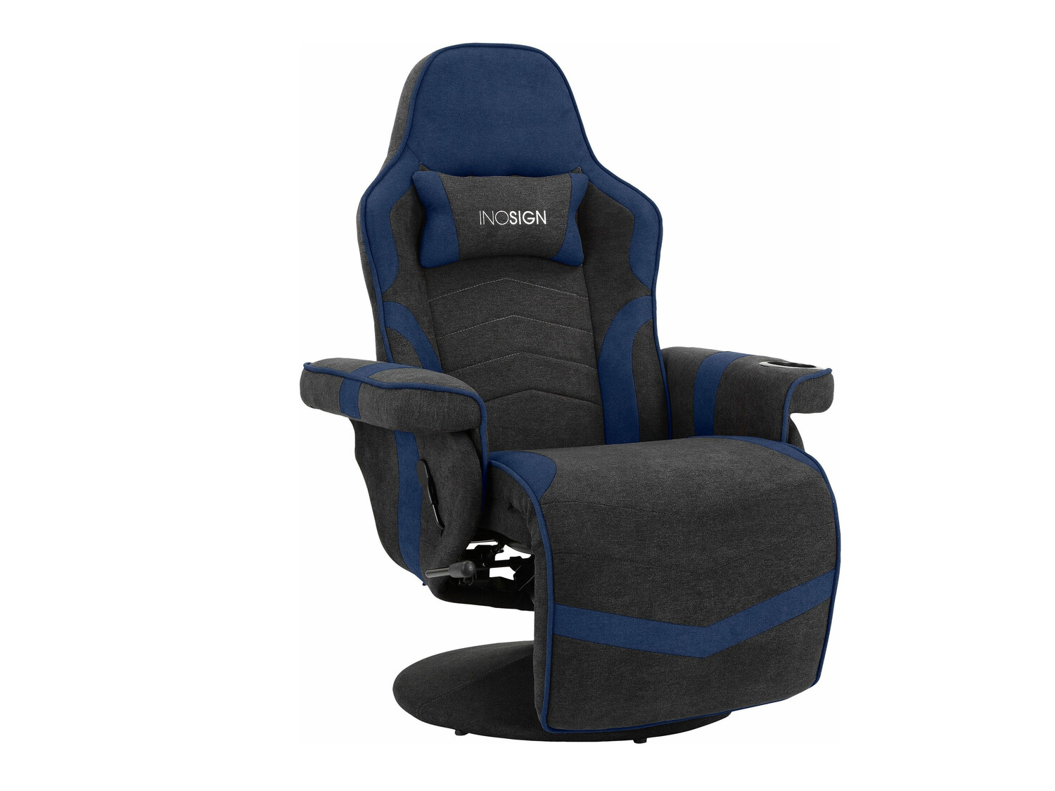 Gaming stol Denton 587 (Črna + Modra)