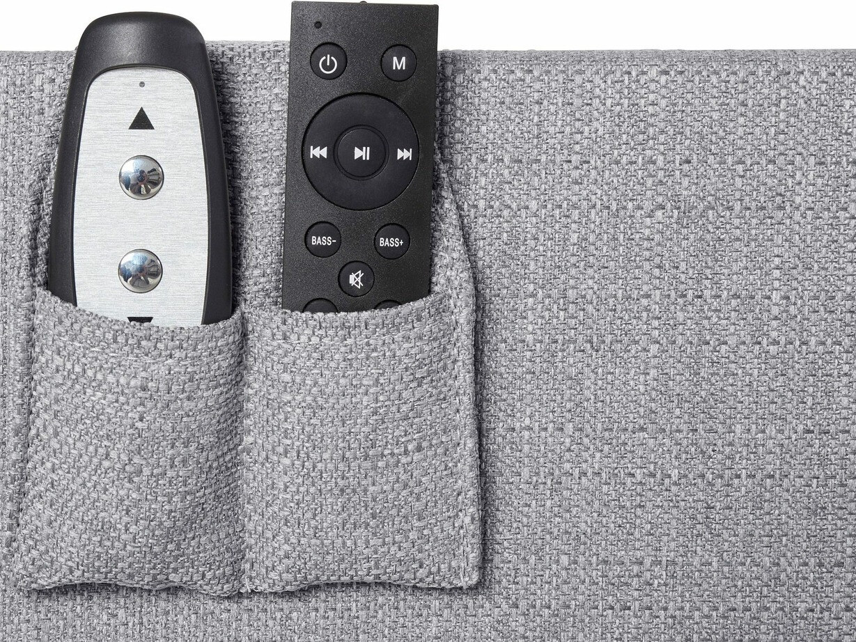 Postelja Denton 589 (Svetlo siva)