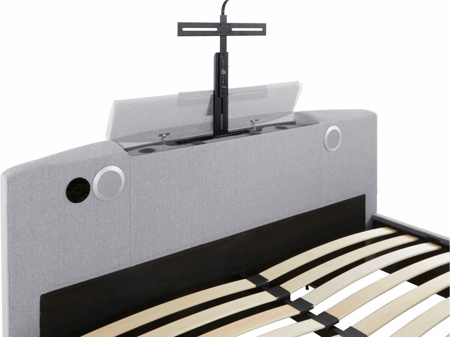 Postelja Denton 589 (Svetlo siva)