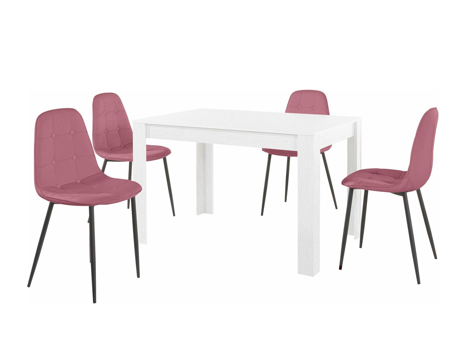 Jedilniški komplet Denton 456 (Roza)