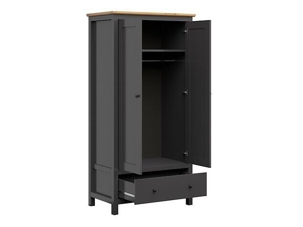 Komplet spalnic Sordoro 123 (Grafit + Artisan hrast)